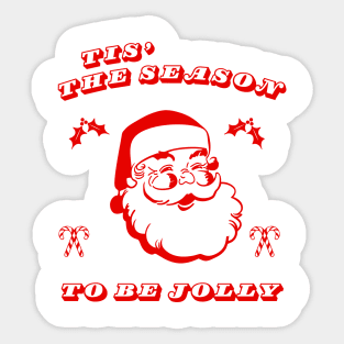 Jolly Santa Claus Sticker